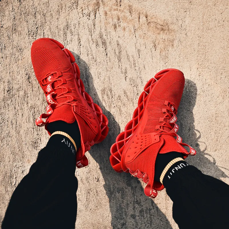 AMICNIEGD Shock Absorbers With Slip Resistant And Abrasion Resistant Properties High Top Casual Shoes Men's-17