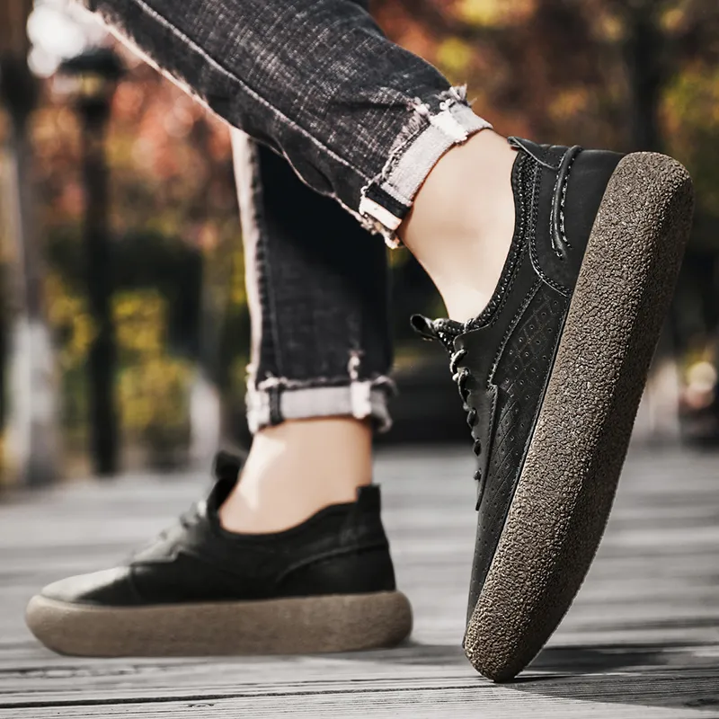 AMICNIEGD Slip Resistant, Abrasion Resistant, Breathable Low Top Casual Shoes Men's-9