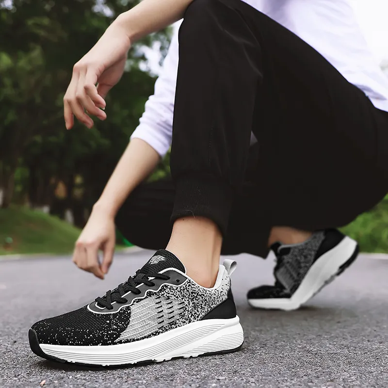 AMICNIEGD Slip Resistant, Abrasion Resistant, Breathable Low Top Training Racing Running Shoes Unisex-5