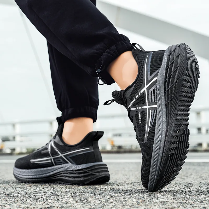 AMICNIEGD Cushioning, Slip Resistant, And Abrasion Resistant Low Top Popcorn Casual City Commute Running Shoes Men's-16