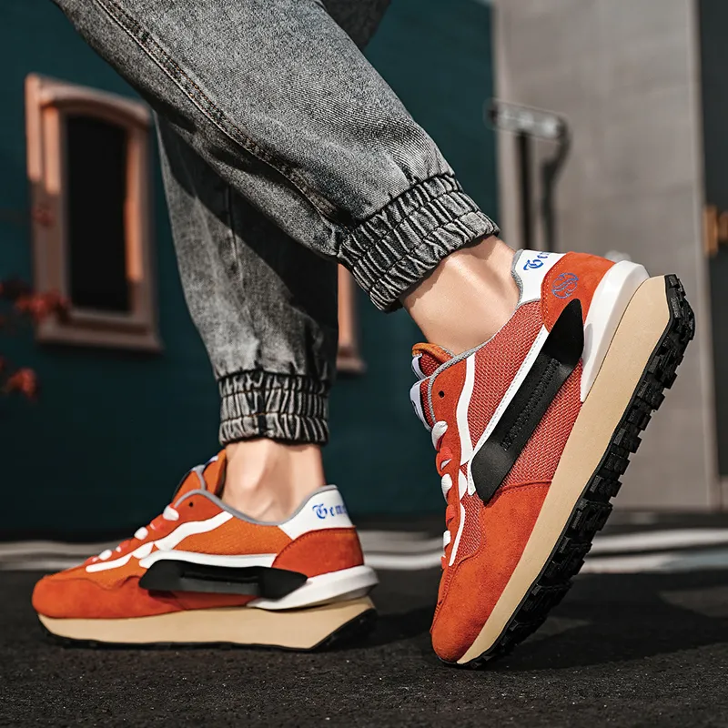 AMICNIEGD Breathable And Wear resistant Low Top Casual Shoes Men's-9
