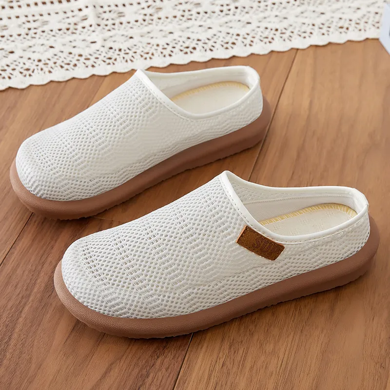 AMICNIEGD Abrasion Resistant Slip Resistant Closed Toe Slippers Women's-3