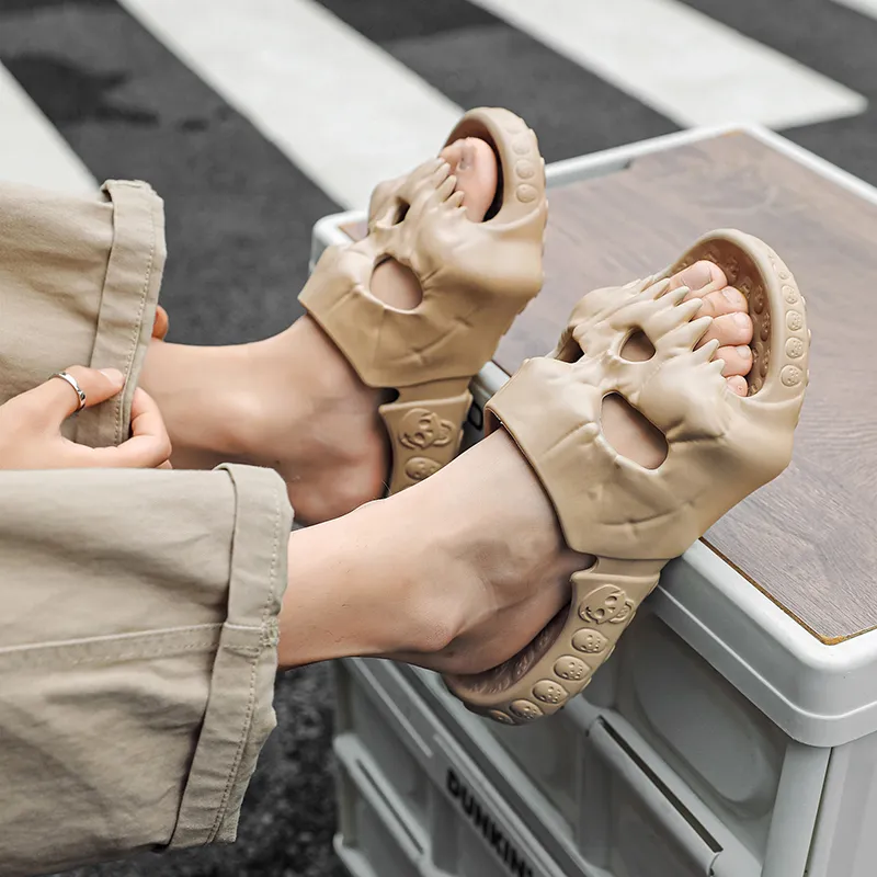 AMICNIEGD Slip Resistant Odor Resistant Abrasion Resistant Slide Slippers Unisex-12