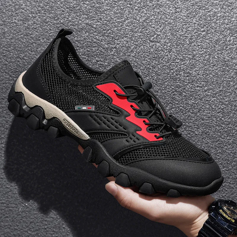 AMICNIEGD Cut Resistant Coverage Cushioning River Trekking Shoes Men's-15