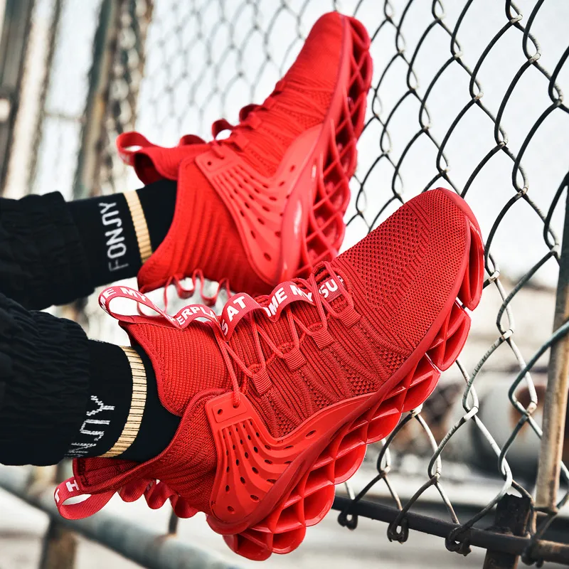 AMICNIEGD Shock Absorbers With Slip Resistant And Abrasion Resistant Properties High Top Casual Shoes Men's-16