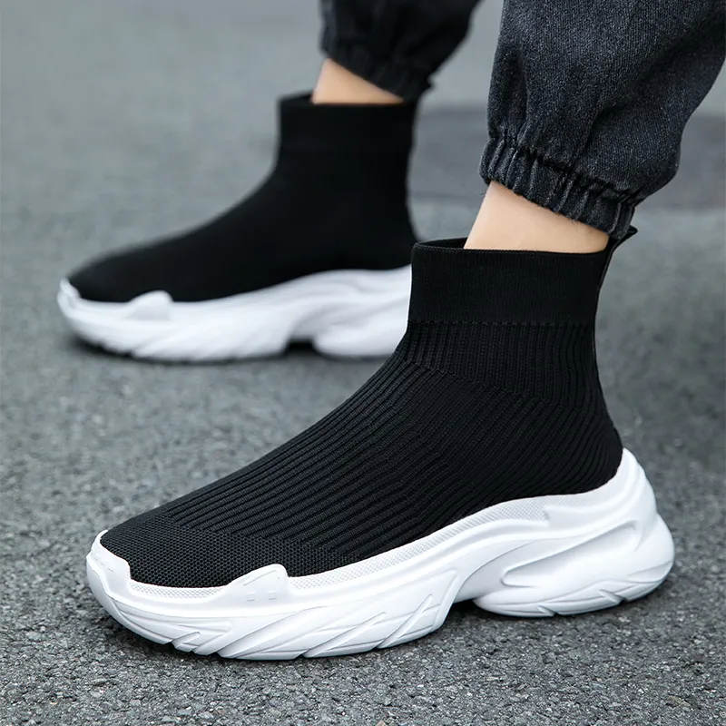 AMICNIEGD Coverage Breathable High Top Casual Shoes Men's-10