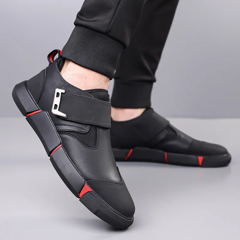 AMICNIEGD Slip Resistant, Abrasion Resistant, Breathable Low Top Casual Shoes Men's-4