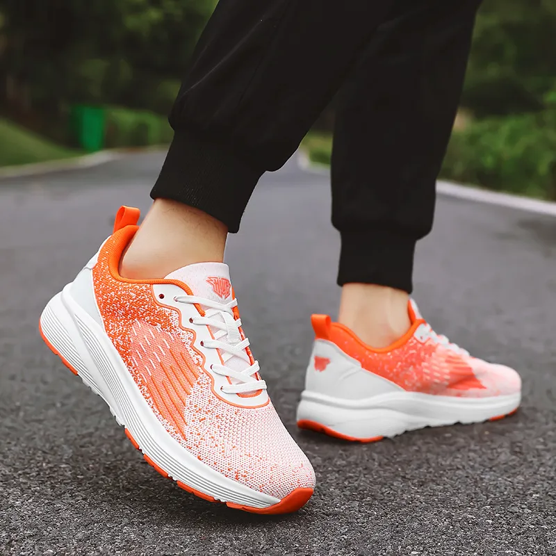 AMICNIEGD Slip Resistant, Abrasion Resistant, Breathable Low Top Training Racing Running Shoes Unisex-17