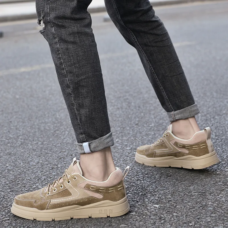AMICNIEGD Anti Slip Wear Resistant Low Top Casual Shoes Men's-13