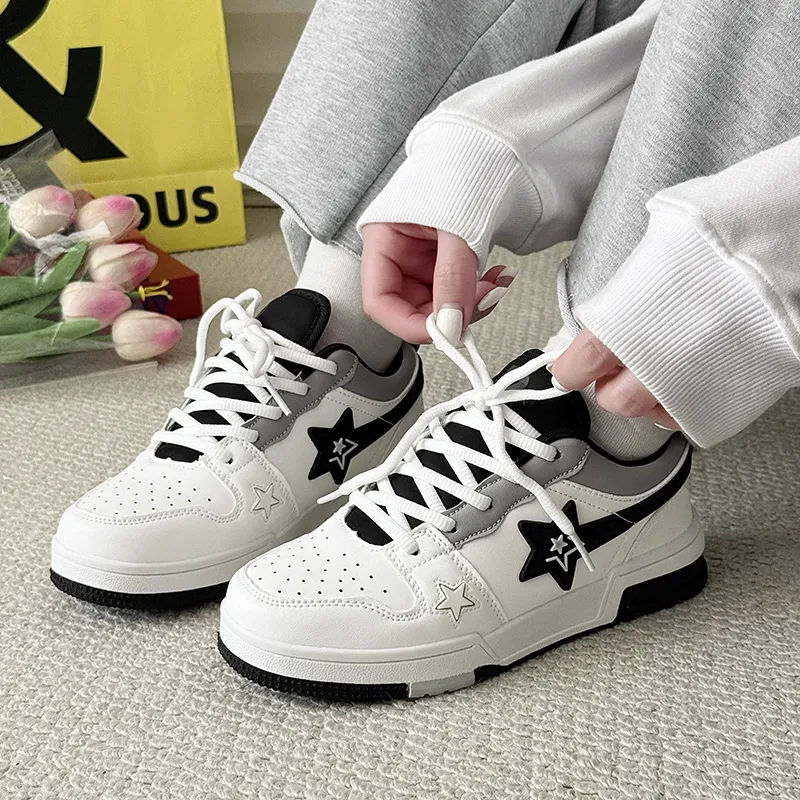 AMICNIEGD Breathable And Wear resistant Low Top Skateboard Shoes Unisex-8