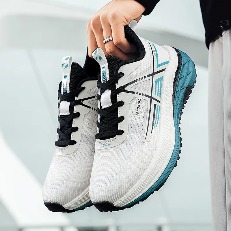 AMICNIEGD Cushioning, Slip Resistant, And Abrasion Resistant Low Top Popcorn Casual City Commute Running Shoes Men's-2