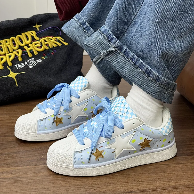 AMICNIEGD Breathable And Wear resistant Low Top Skateboard Shoes Unisex-3