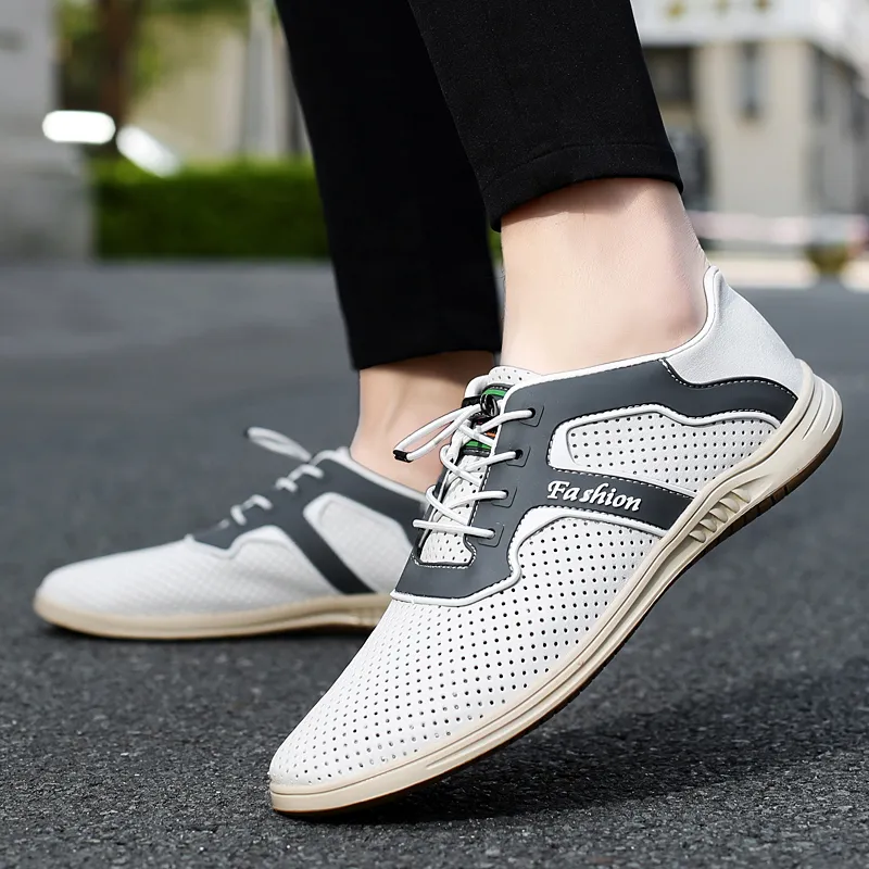AMICNIEGD Abrasion Resistant Coverage Lightweight Low Top Casual Shoes Men's-8