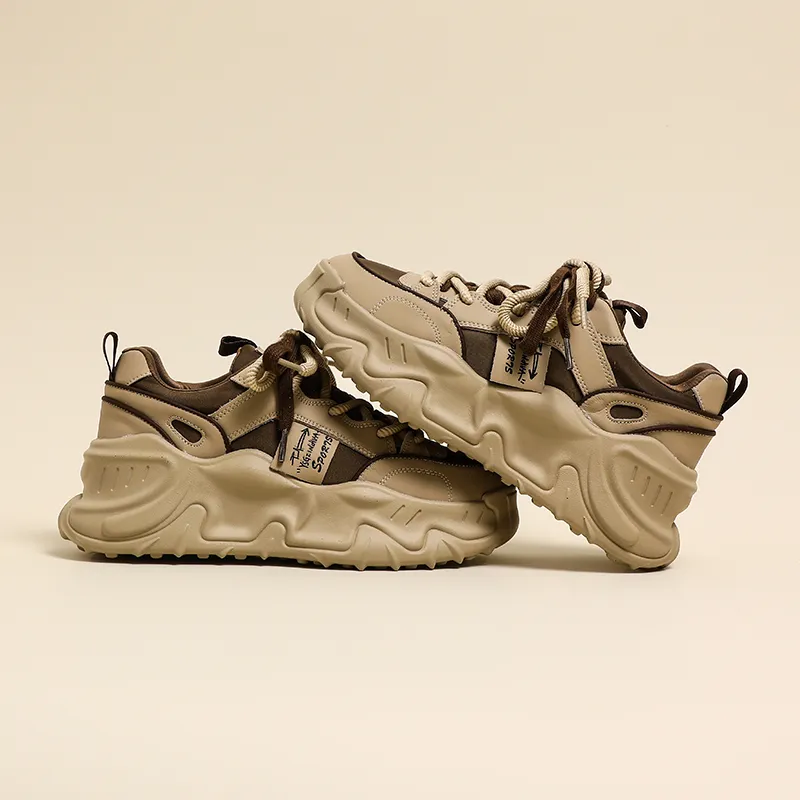 AMICNIEGD Cushioning Wear-Resistant Balance Low-Top Chunky Sneakers Women's-9