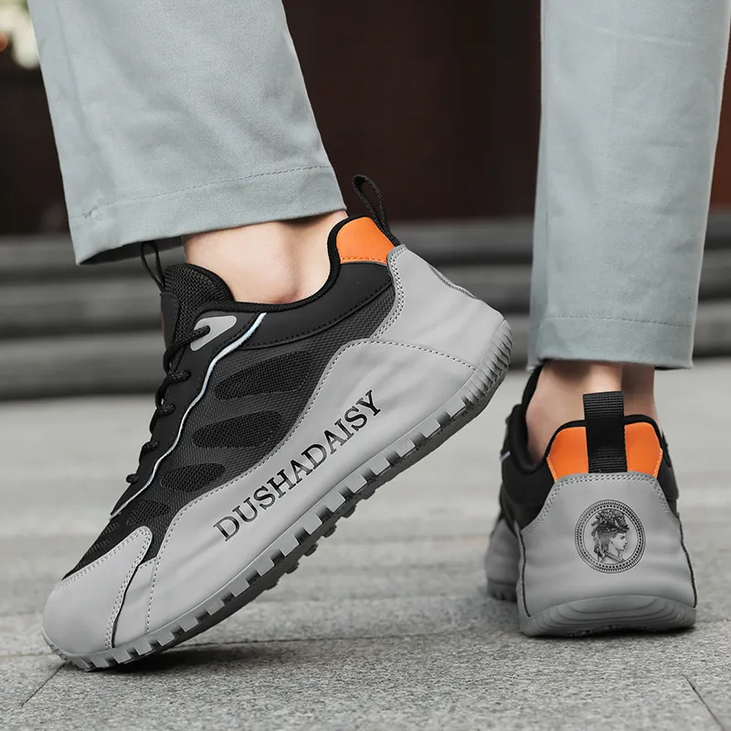 AMICNIEGD Slip Resistant, Abrasion Resistant, Breathable Low Top Casual Shoes Unisex-10
