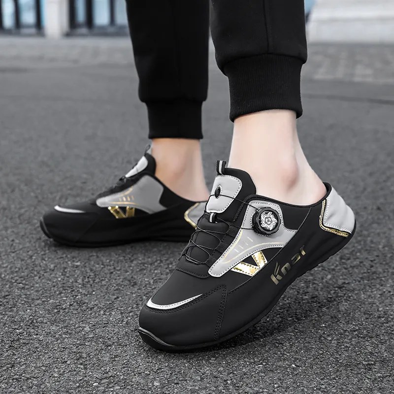 AMICNIEGD Breathable And Slip Resistant Low Top Casual Shoes Men's-5