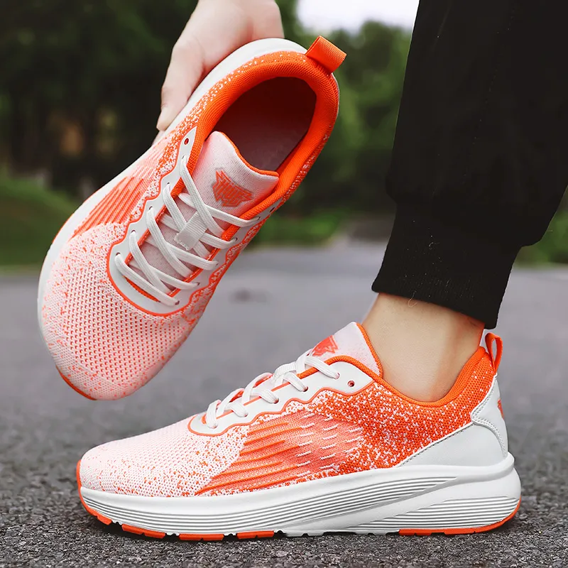 AMICNIEGD Slip Resistant, Abrasion Resistant, Breathable Low Top Training Racing Running Shoes Unisex-14