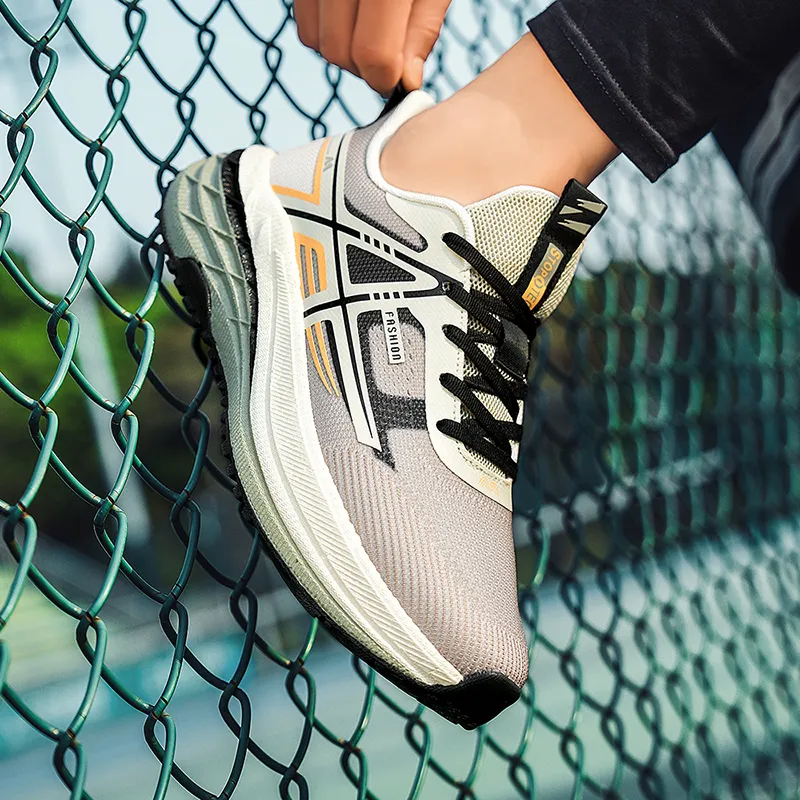 AMICNIEGD Cushioning, Slip Resistant, And Abrasion Resistant Low Top Popcorn Casual City Commute Running Shoes Men's-10