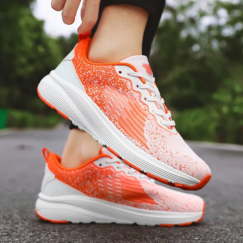AMICNIEGD Slip Resistant, Abrasion Resistant, Breathable Low Top Training Racing Running Shoes Unisex-18