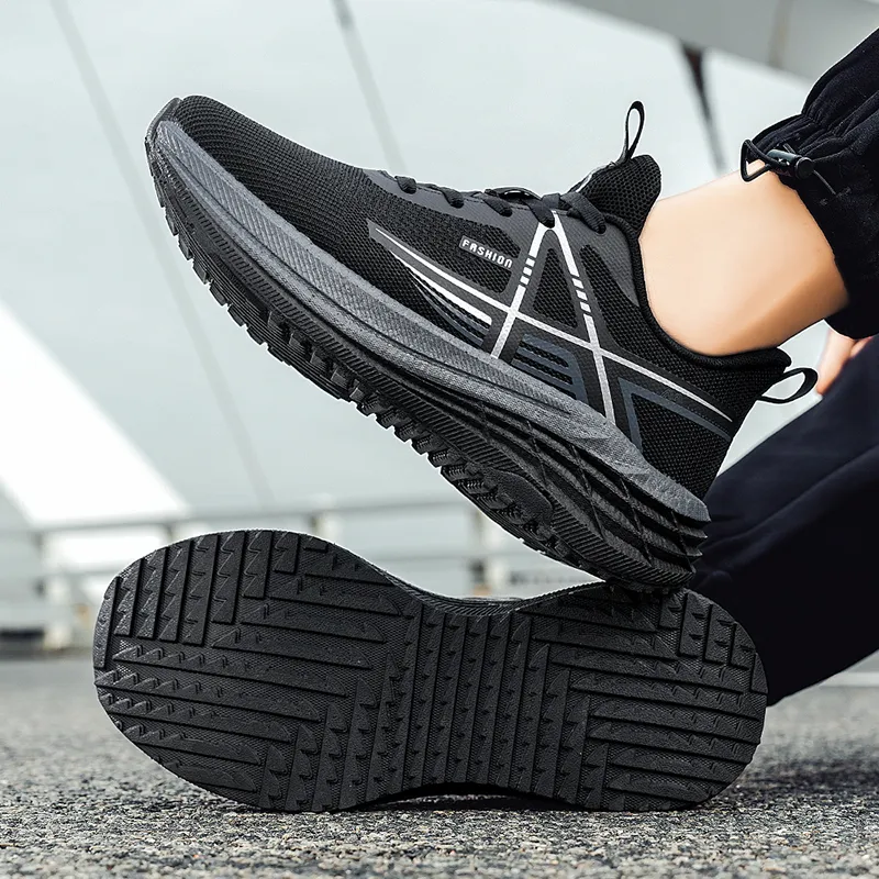 AMICNIEGD Cushioning, Slip Resistant, And Abrasion Resistant Low Top Popcorn Casual City Commute Running Shoes Men's-17