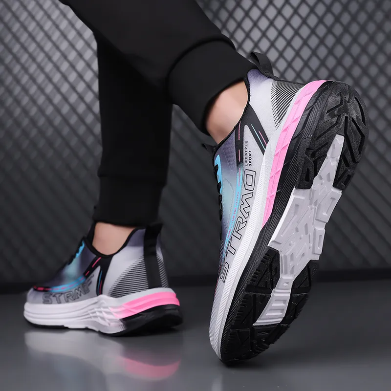 AMICNIEGD Slip Resistant, Abrasion Resistant, And Balanced Low Top Casual Training Racing Running Shoes Men's-6