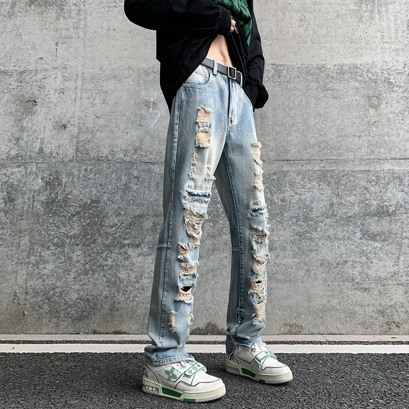 Lulifama Jeans Unisex Vintage Blue-2