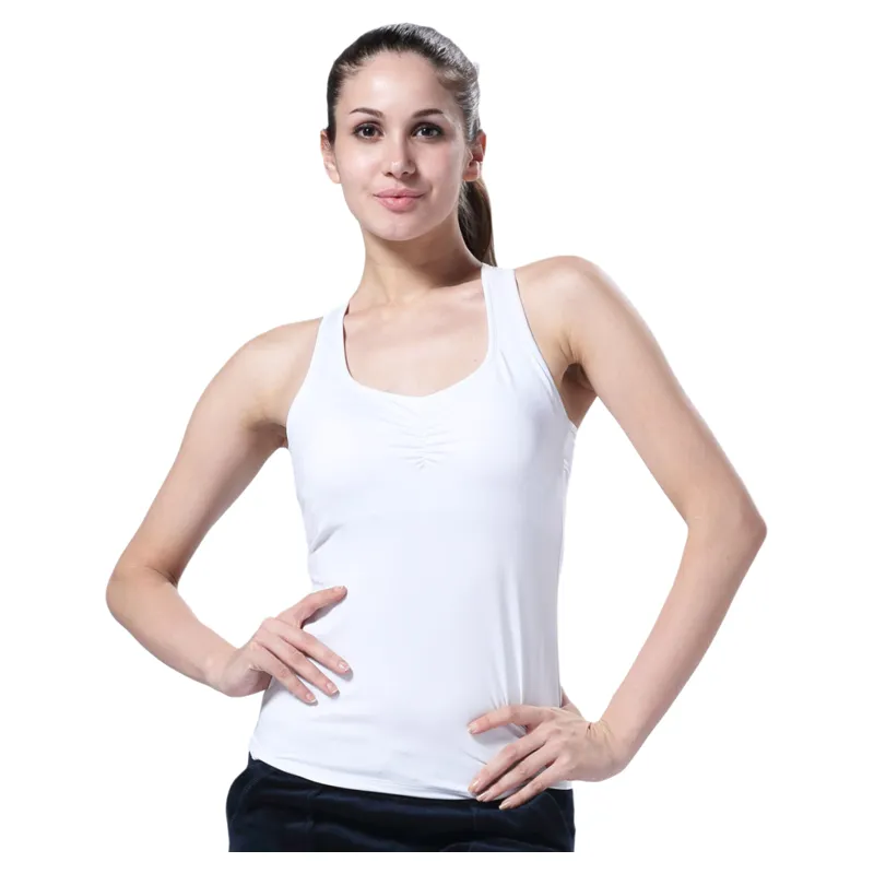 Lulifama Yoga Tank Top Women's White-2