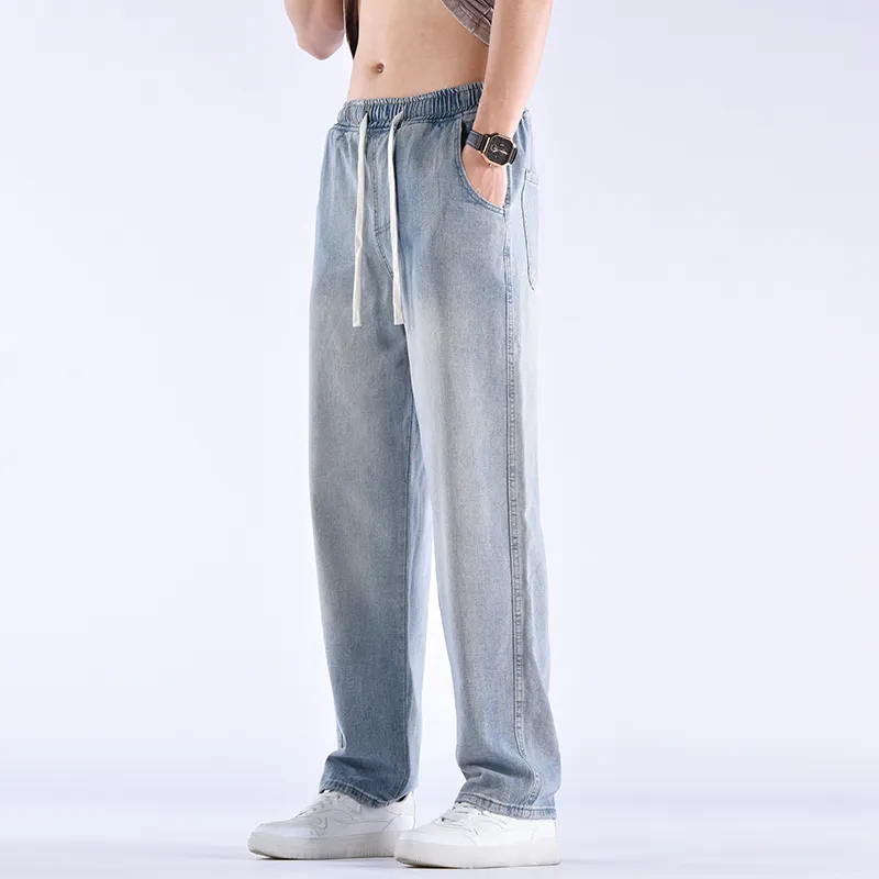 Lulifama Jeans Unisex Vintage Blue-1