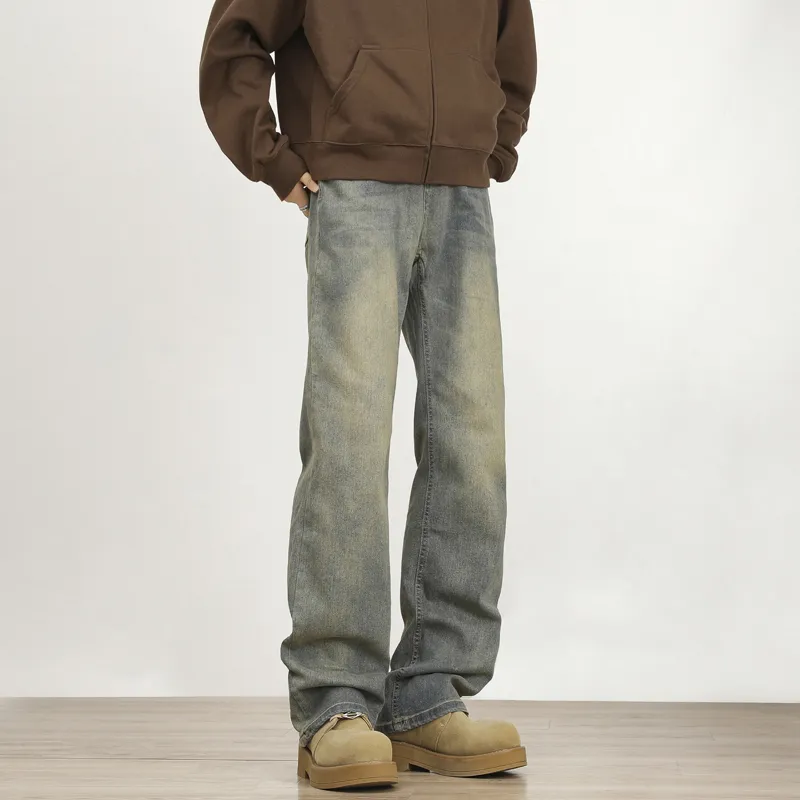 Lulifama Jeans Unisex Vintage Blue-3