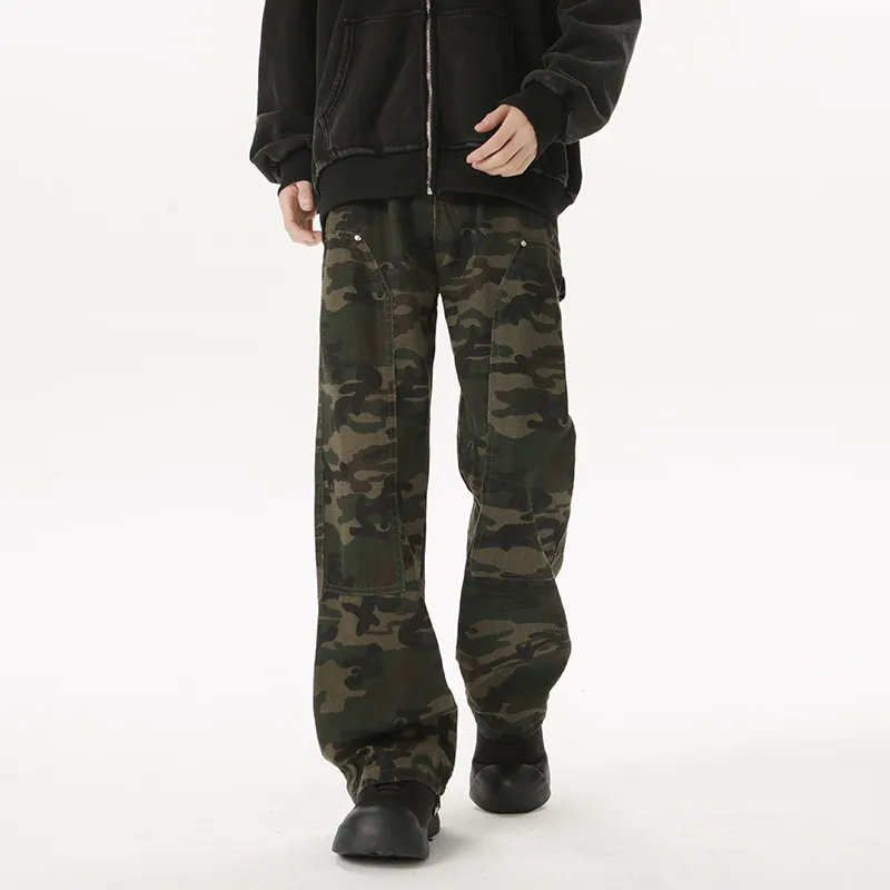 Lulifama Cargo Pants Unisex Camouflage-2
