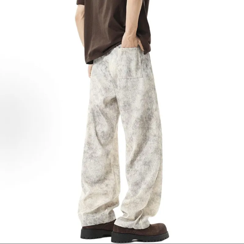 Lulifama Casual Pants Unisex Ecru-4