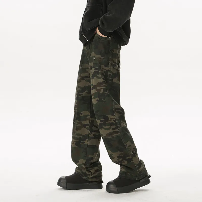 Lulifama Cargo Pants Unisex Camouflage-4