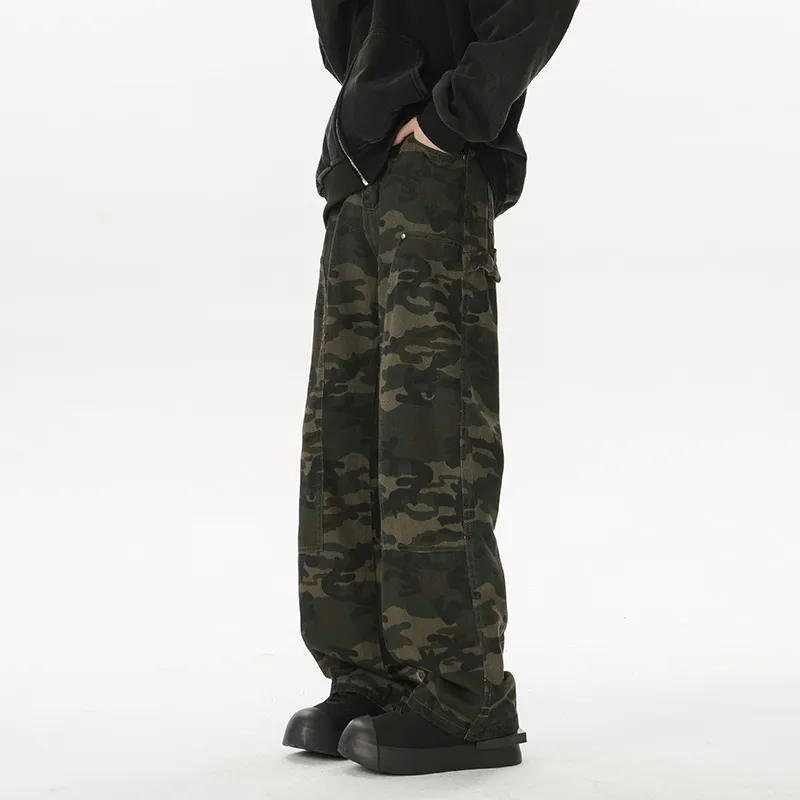 Lulifama Cargo Pants Unisex Camouflage-3