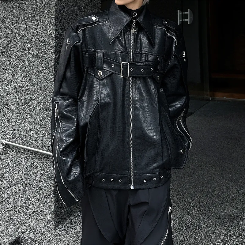 Lulifama Leather Jackets Coats Unisex-8