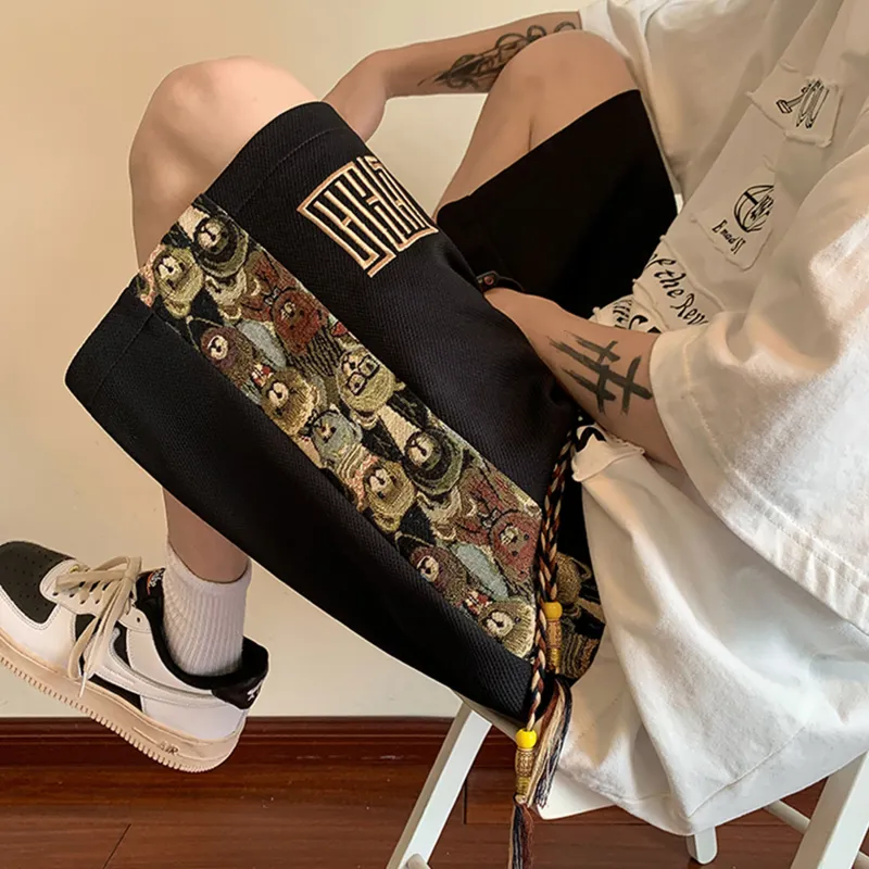 PAINT STAIN Casual Shorts Unisex-8