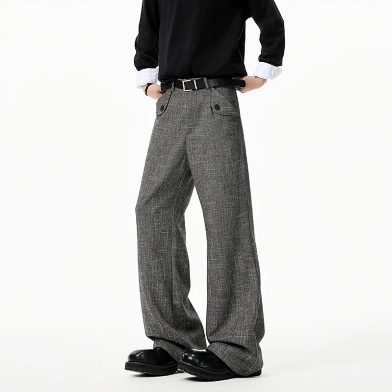 Lulifama Suit Trouser Unisex Gray-3