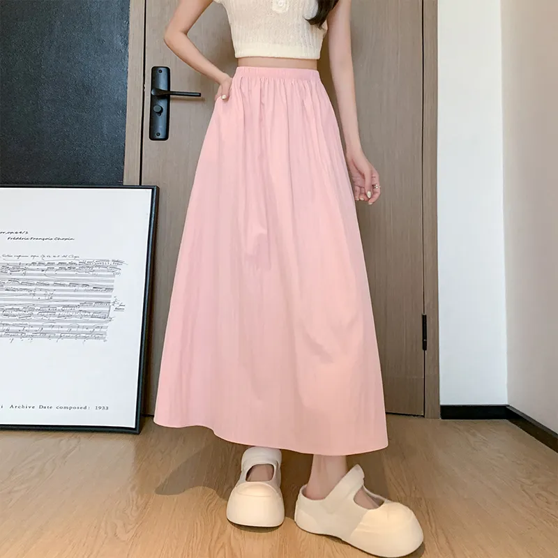 Lulifama Casual Long Skirt Women's-8