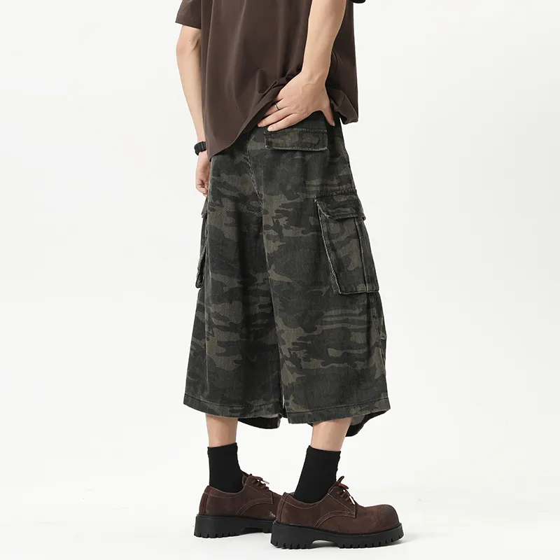 Lulifama Cargo Shorts Unisex Camouflage-1