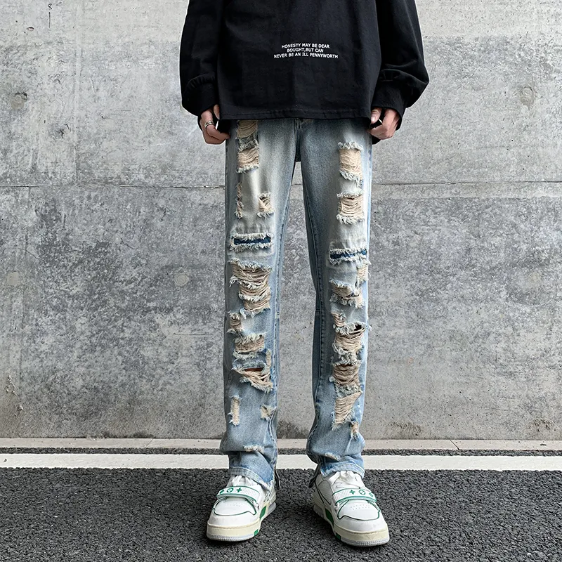 Lulifama Jeans Unisex Vintage Blue-1