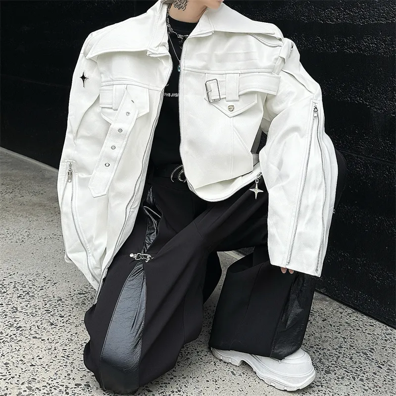 Lulifama Leather Jackets Coats Unisex-4