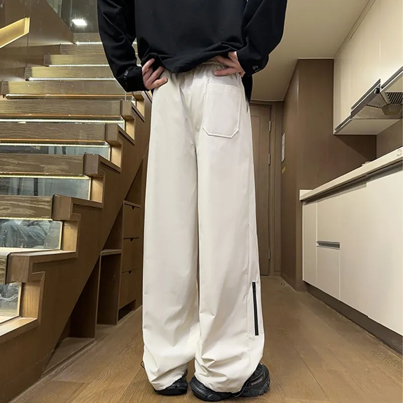 PAINT STAIN Casual Pants Unisex Classic Black-33