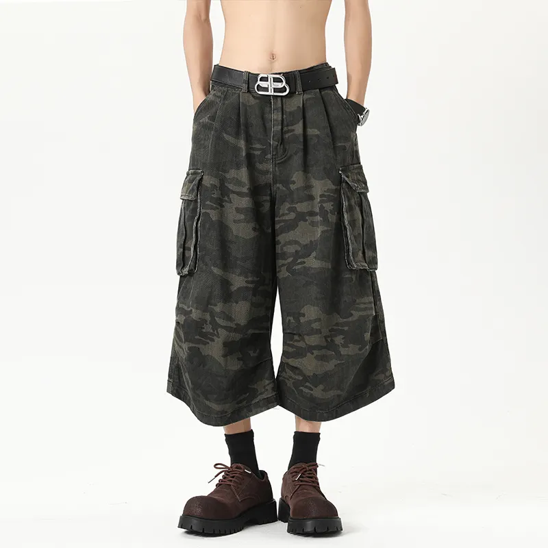 Lulifama Cargo Shorts Unisex Camouflage-2