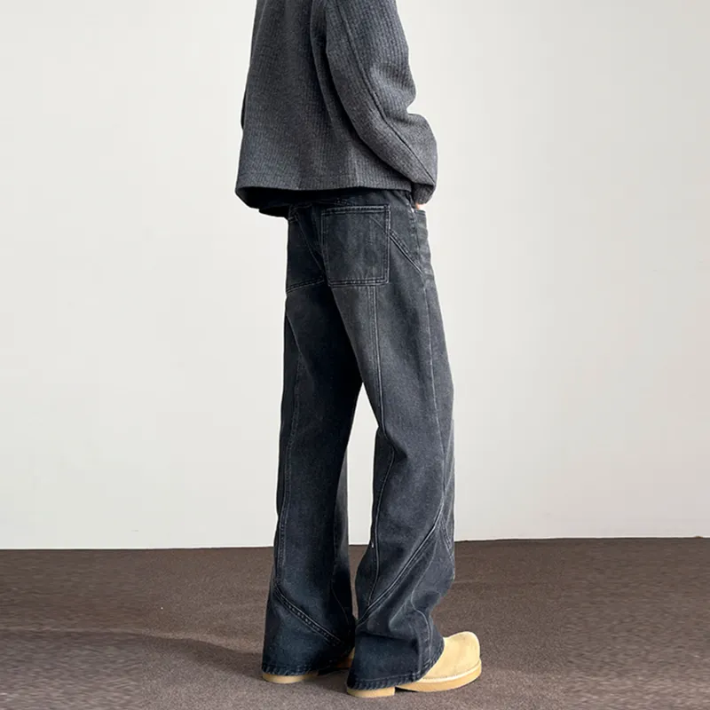 Lulifama Jeans Unisex Black-4