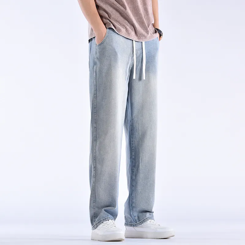Lulifama Jeans Unisex Vintage Blue-2