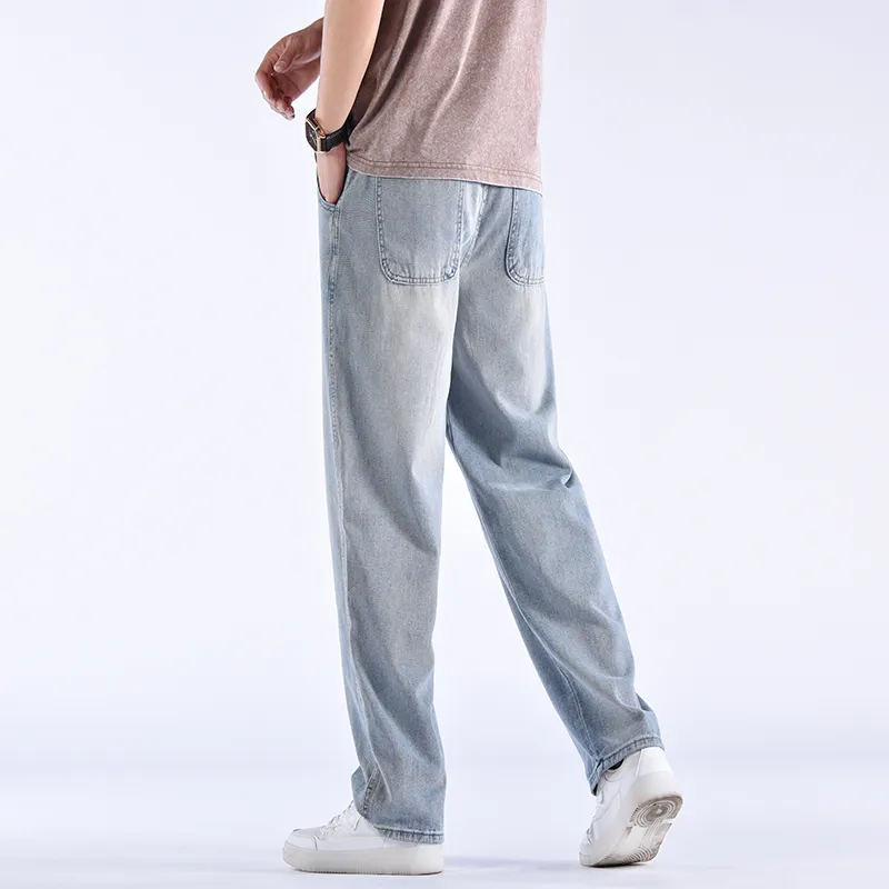 Lulifama Jeans Unisex Vintage Blue-4