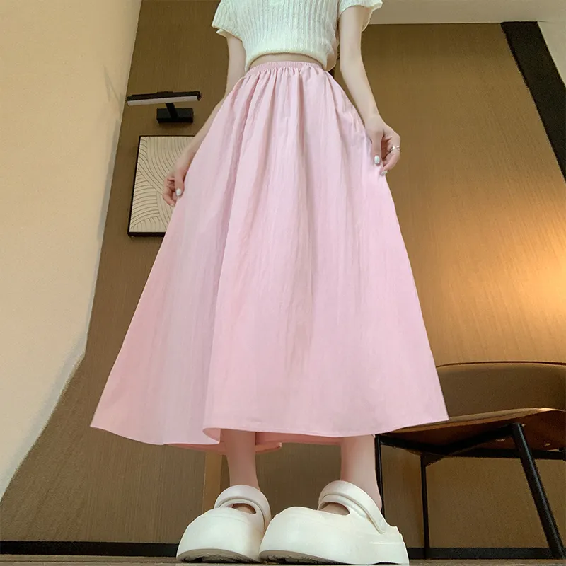 Lulifama Casual Long Skirt Women's-9