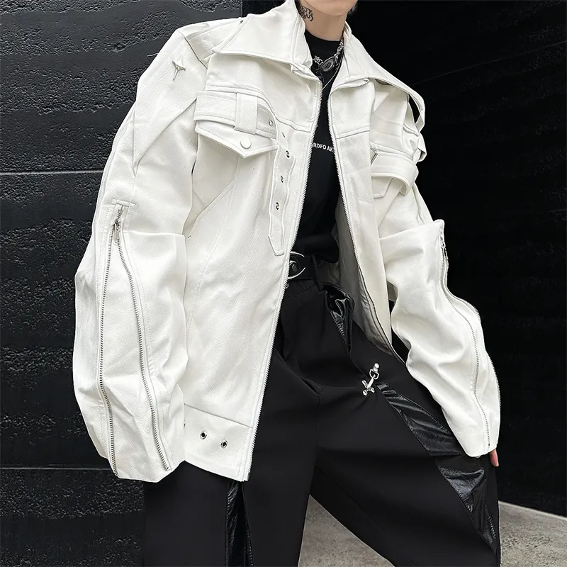Lulifama Leather Jackets Coats Unisex-1