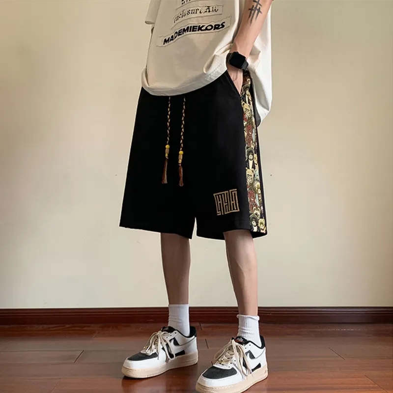 PAINT STAIN Casual Shorts Unisex-7