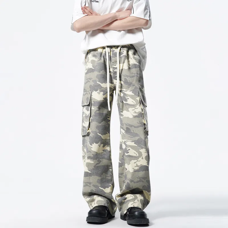 Lulifama Jeans Unisex Camouflage-4