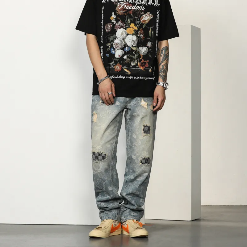 Lulifama Jeans Unisex Blue-2
